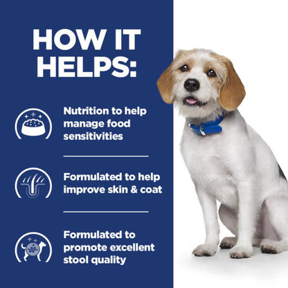 Hill's Prescription Diet z/d Low Fat Hydrolysed Soy Recipe Food Sensitivities Dry Dog Food