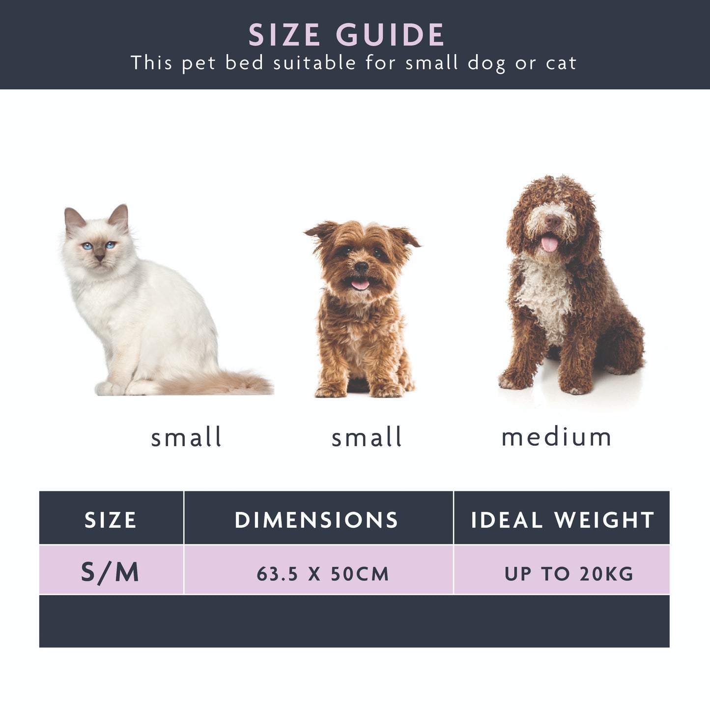 Dream Paws Grey Checked Cuddler Dog Bed