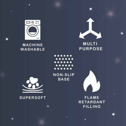 Dream Paws Brown Velvet Pet Sofa Bed with Fold-Out Blanket