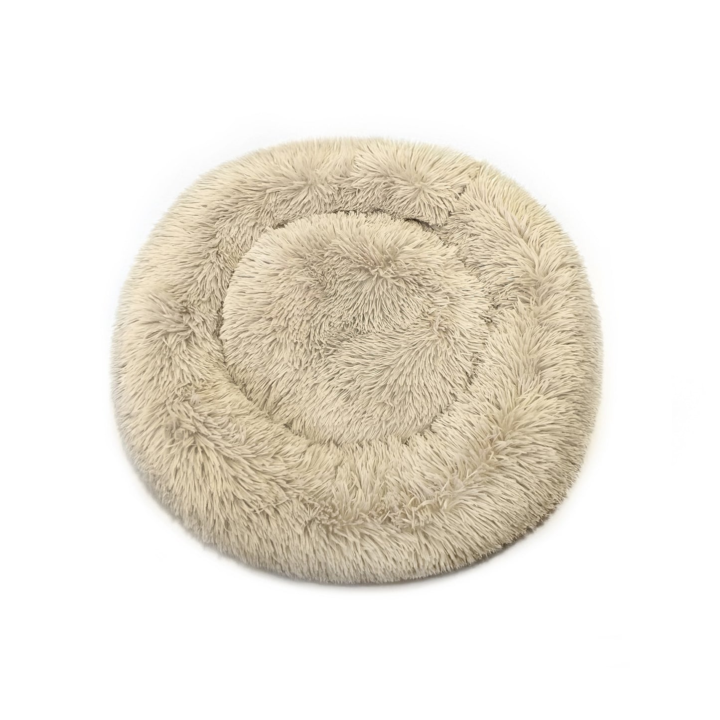 Dream Paws Round Anxiety Reducing Plush Pet Bed