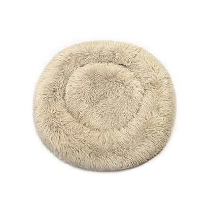 Dream Paws Round Anxiety Reducing Plush Pet Bed