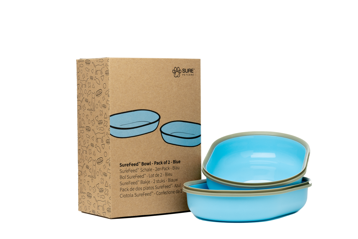 Surefeed Pet Feeder Bowl - Blue