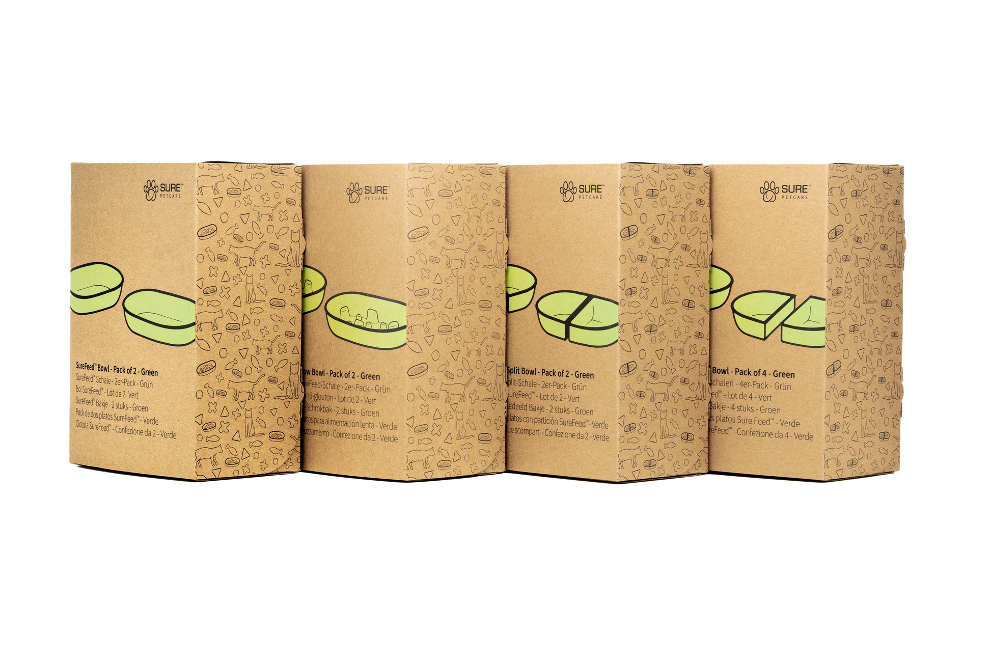 Surefeed Pet Feeder Bowl - Green