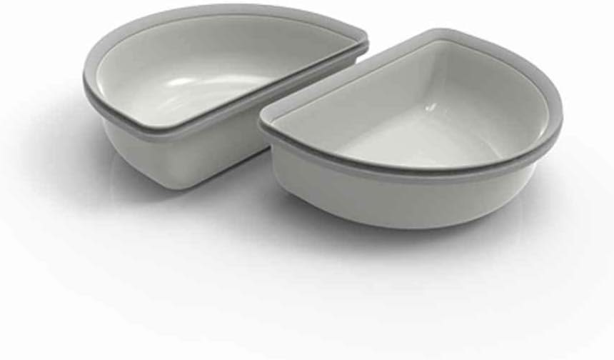 Surefeed Pet Feeder Half Bowl - Grey