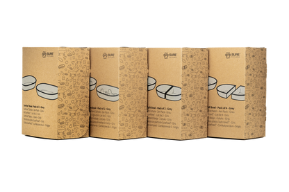 Surefeed Pet Feeder Half Bowl - Grey