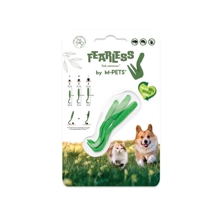 Front View of M-Pets Fearless Pet Tick Remover