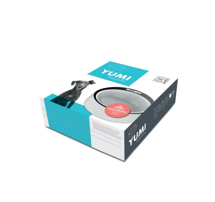 Front View of M-Pets Yumi Smart Dog Bowl