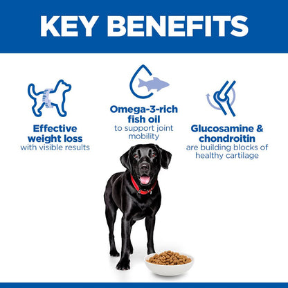 Hill's Science Plan Perfect Weight & Active Mobility Adult Large Dry Dog Food with Chicken - 12kg Bag