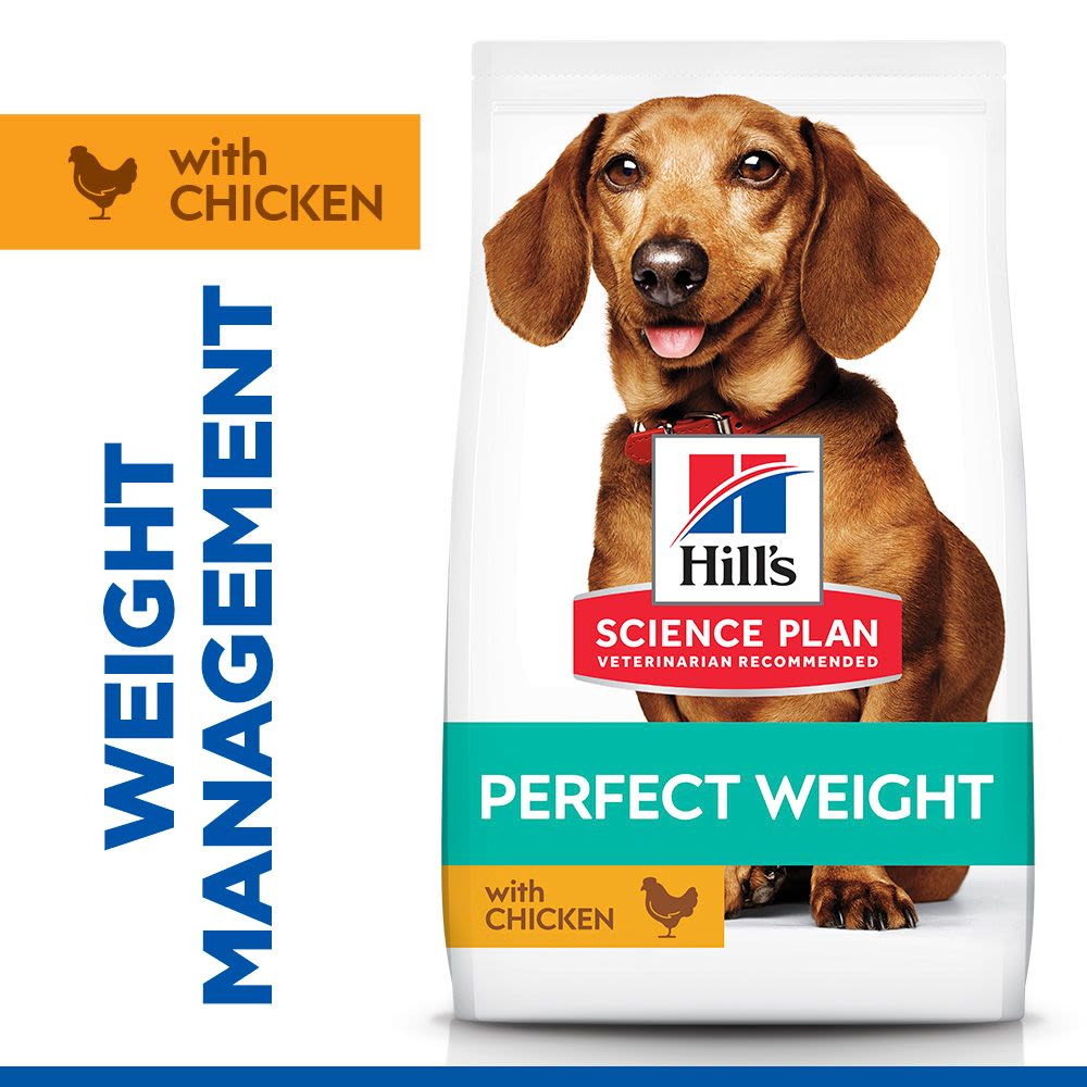 Hill's Science Plan Perfect Weight Adult Small & Mini Dry Dog Food with Chicken - 6kg