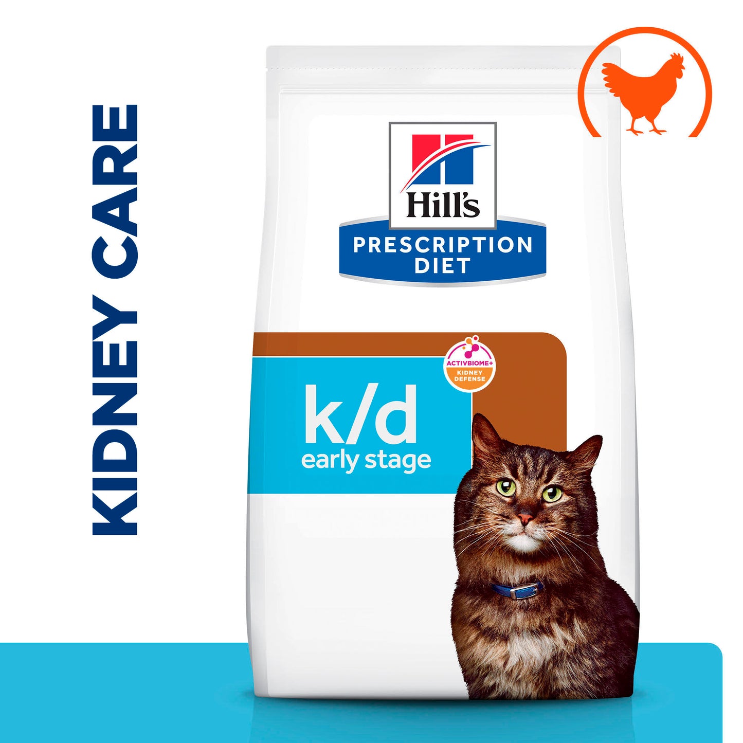Hill's Prescription Diet k/d Early Stage Kidney Care Dry Cat Food - 3kg Bag