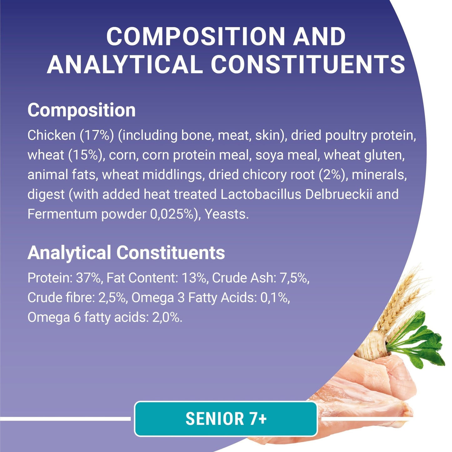 Purina One Senior 7+ Bifensis Chicken Dry Cat Food - 7.5kg