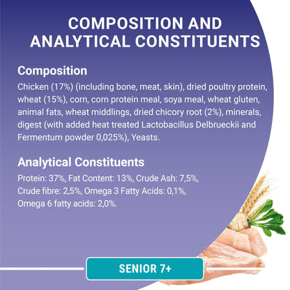 Purina One Senior 7+ Bifensis Chicken Dry Cat Food - 7.5kg