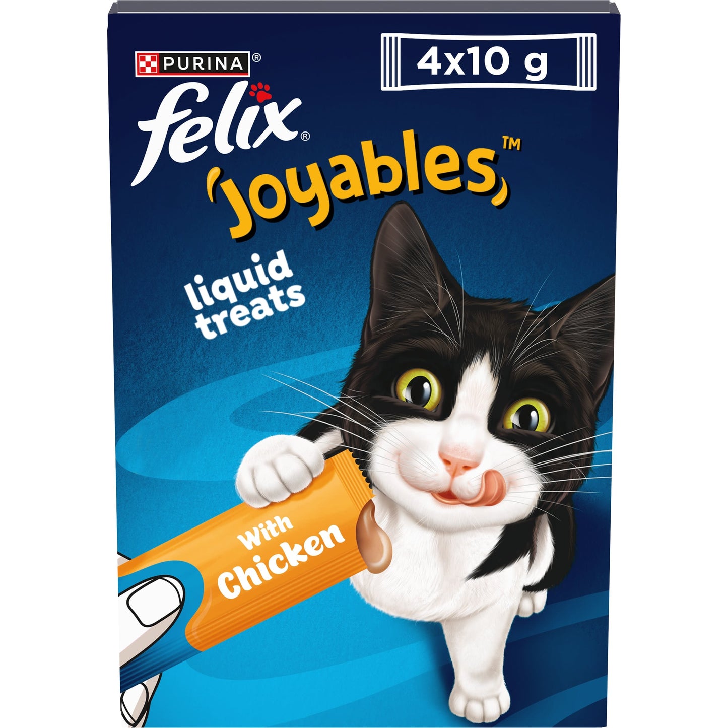 Felix Joyables Liquid with Chicken Cat Treat - 4 x 10g
