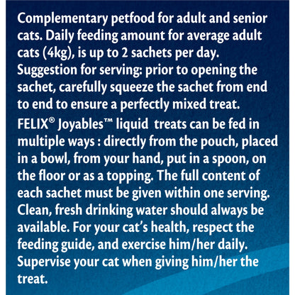Felix Joyables Liquid with Chicken Cat Treat - 4 x 10g
