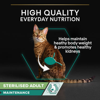 Pro Plan Sterilised Maintenance Duck in Gravy Wet Cat Food - 10 x 85g
