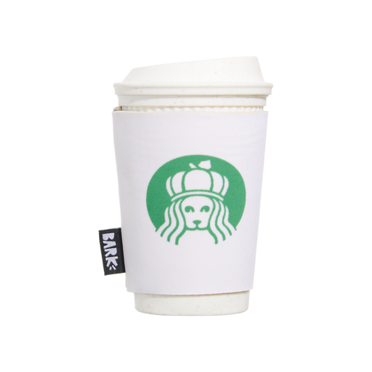 Front View of BARK Pupkin Spice Yappucino Dog Toy