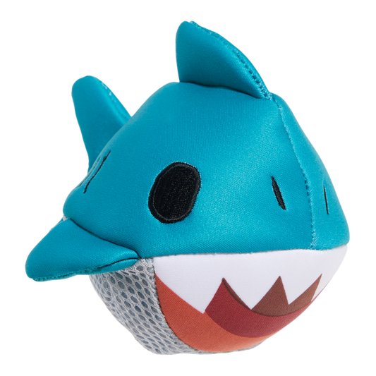 Front View of BARK Great White Dwight Dog Toy