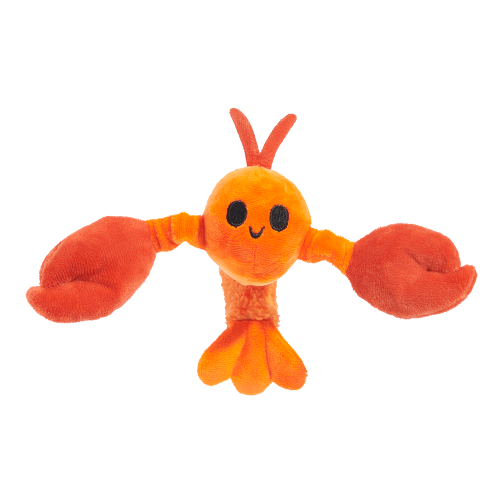 Front View of BARK Della Crawfish Dog Toy