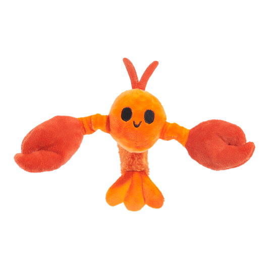 Front View of BARK Della Crawfish Dog Toy