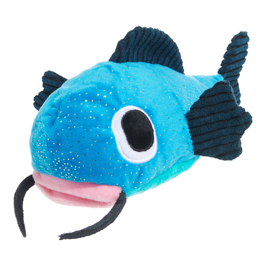 Front View of BARK Catfish Claude Dog Toy