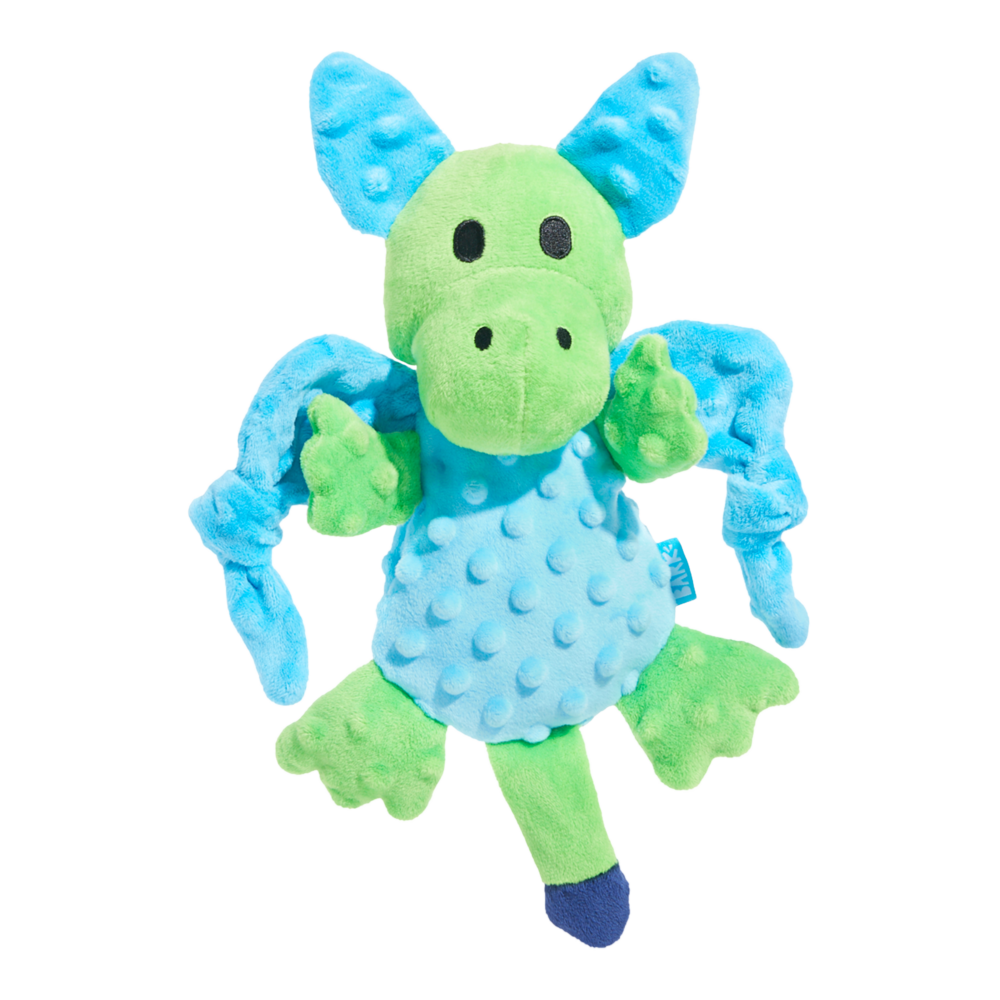 Front View of BARK Humbert The Dragon Dog Toy