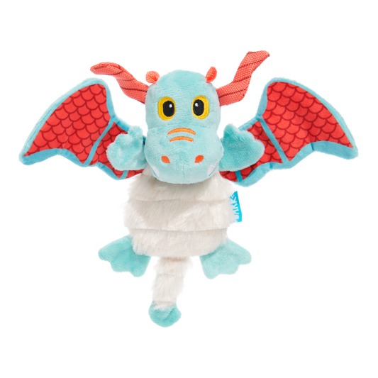 Front View of BARK Grimbold The Dragon Dog Toy