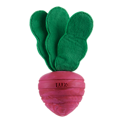 Front View of BARK Turnt Up Turnip Dog Toy