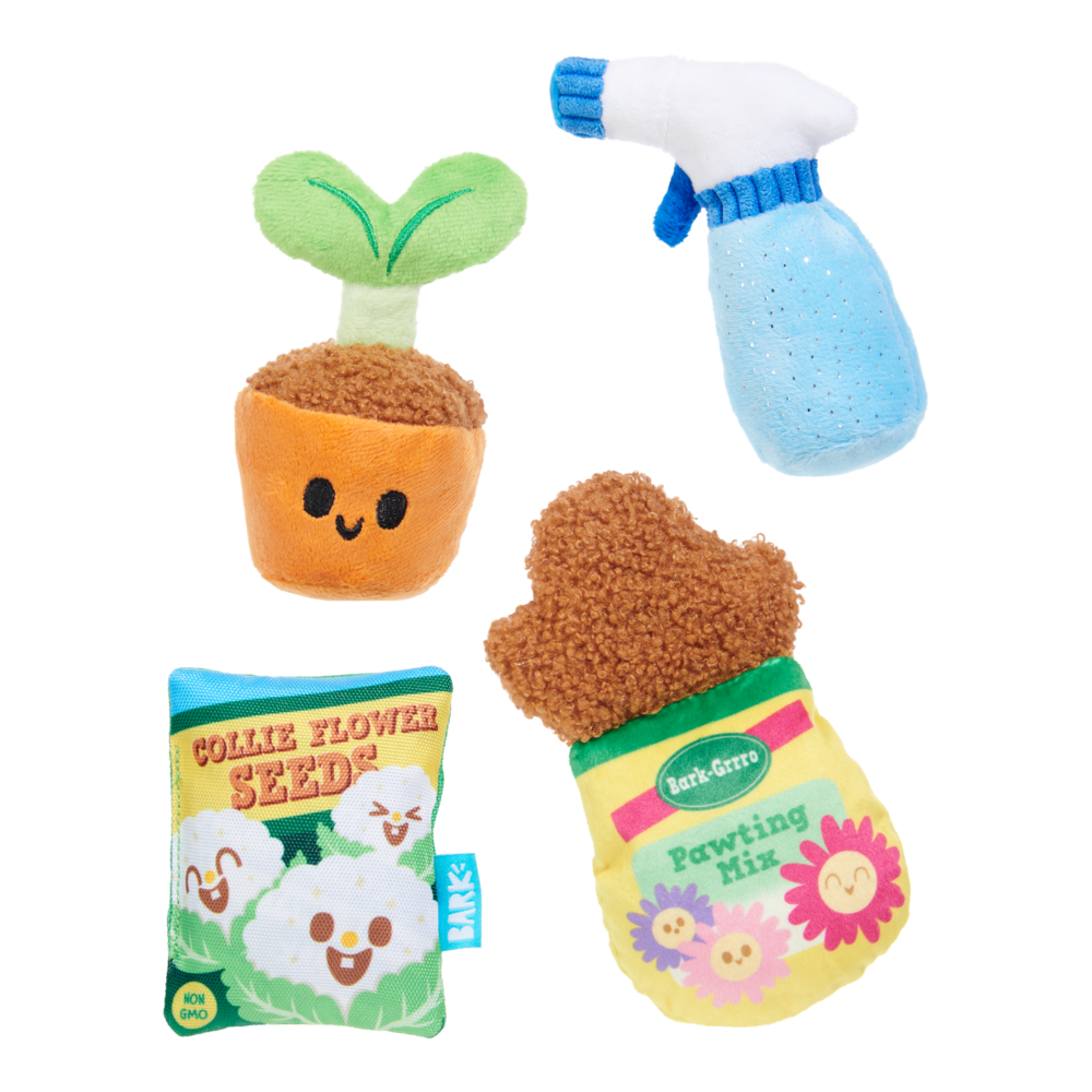 Front View of BARK Greenhouse Gang Dog Toy