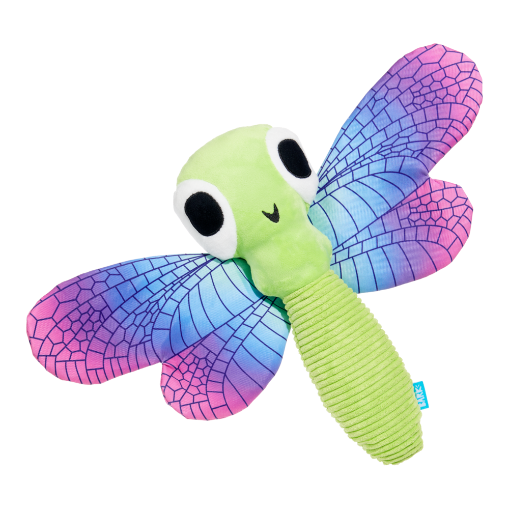 Front View of BARK Dragonfly Guy Dog Toy