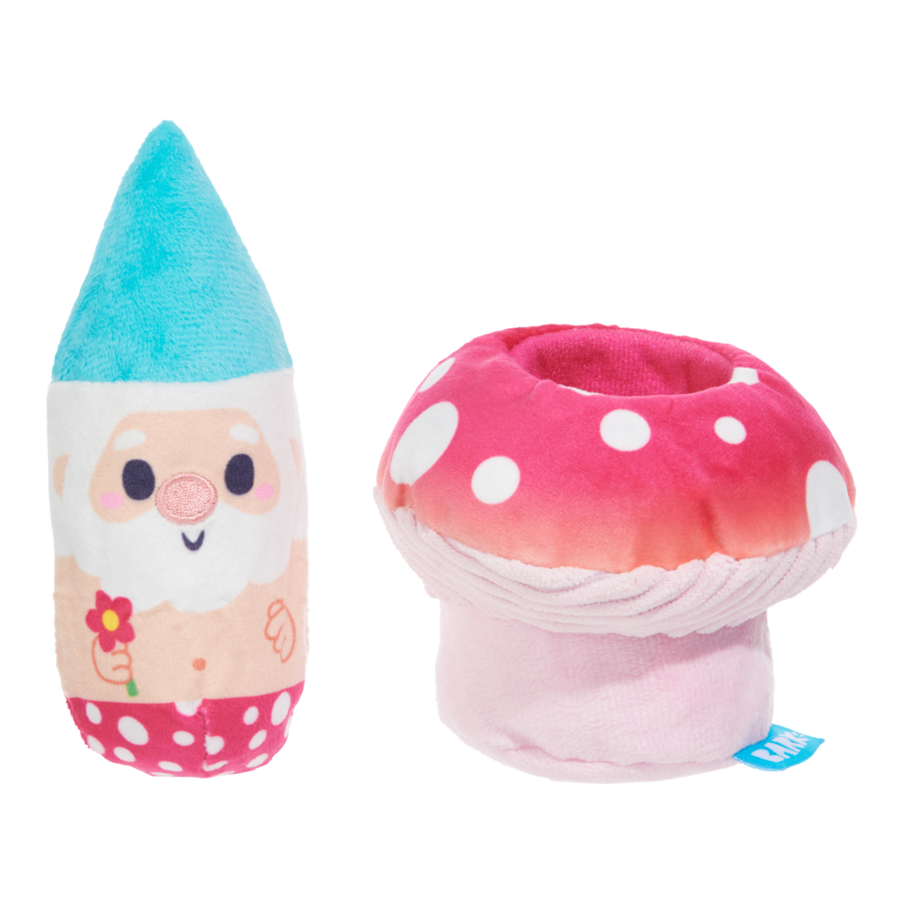 Front View of BARK Fun Guy Gnomie Homie Dog Toy