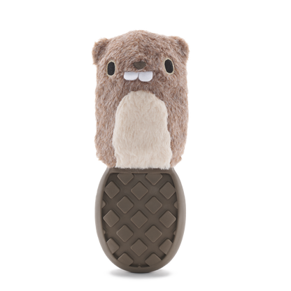Front View of BARK P.B. Beaver Dog Toy