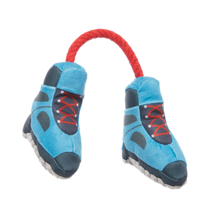 Front View of BARK Appalachian Tail Boots Dog Toy