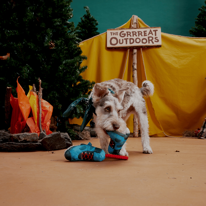 BARK Appalachian Tail Boots Dog Toy