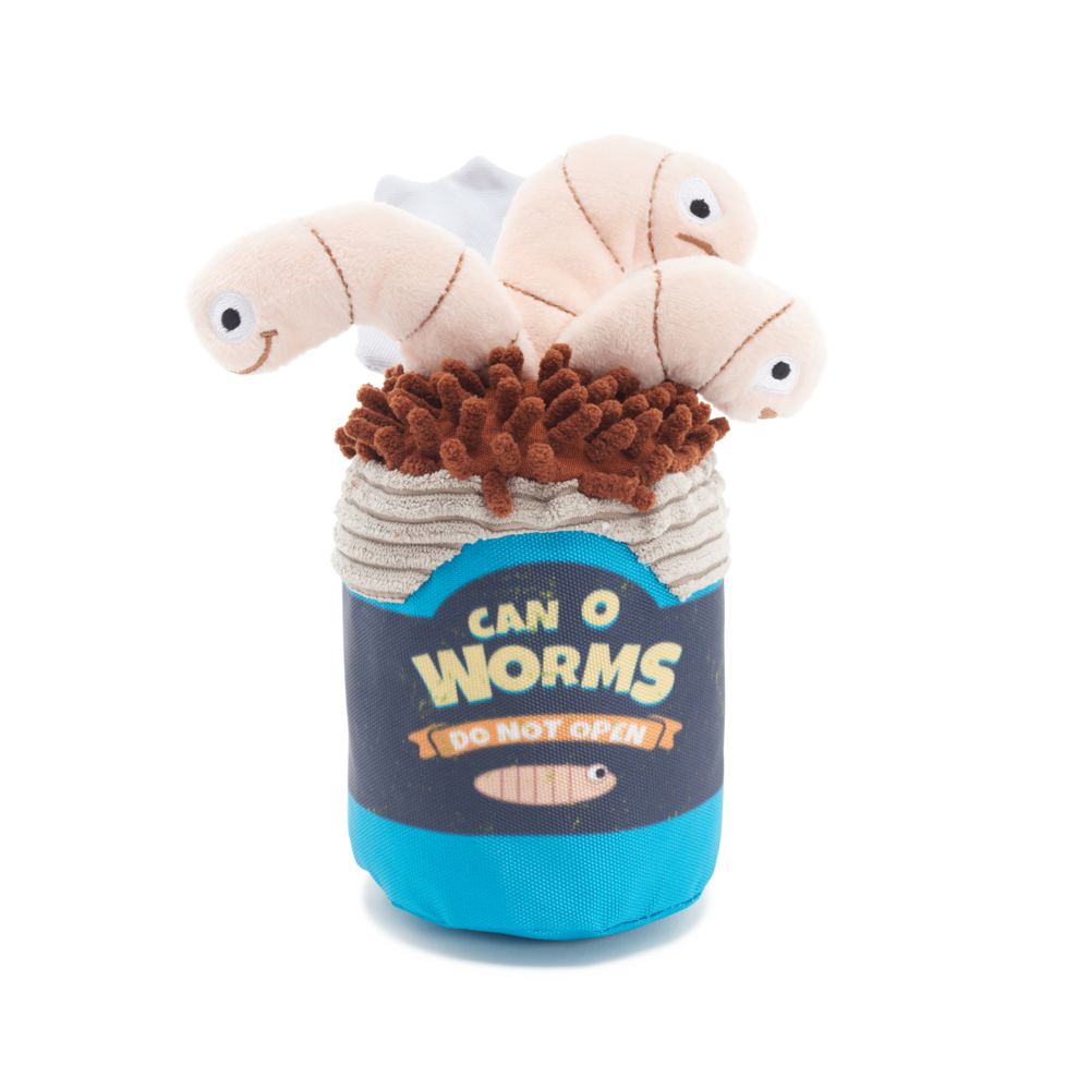 Front View of BARK Live Bait Bites Dog Toy