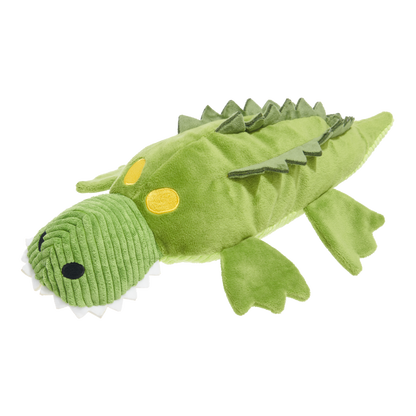 Front View of BARK Karri Crocodile Dog Toy