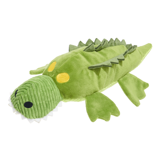 Front View of BARK Karri Crocodile Dog Toy