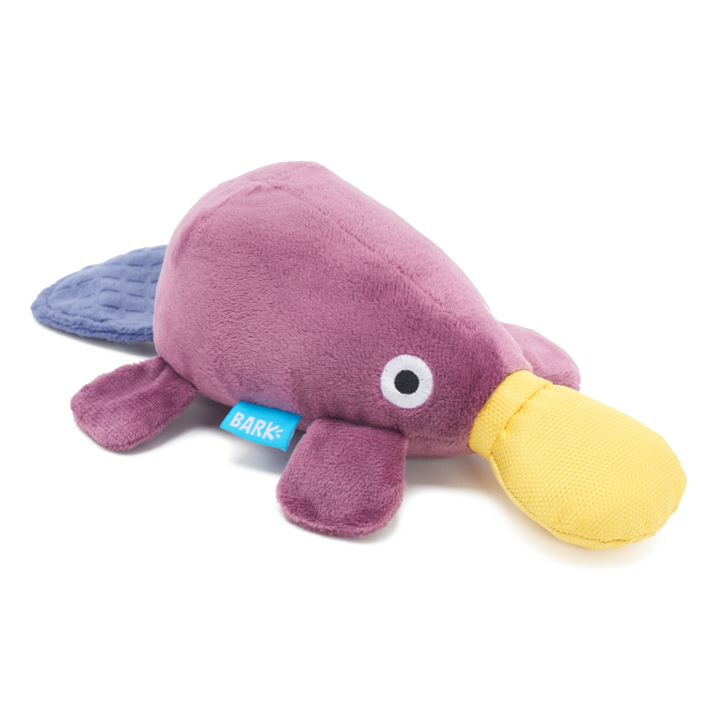 Front View of BARK Pippi Platypus Dog Toy