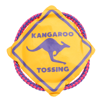Front View of BARK Kangaroo Tossing Dog Toy