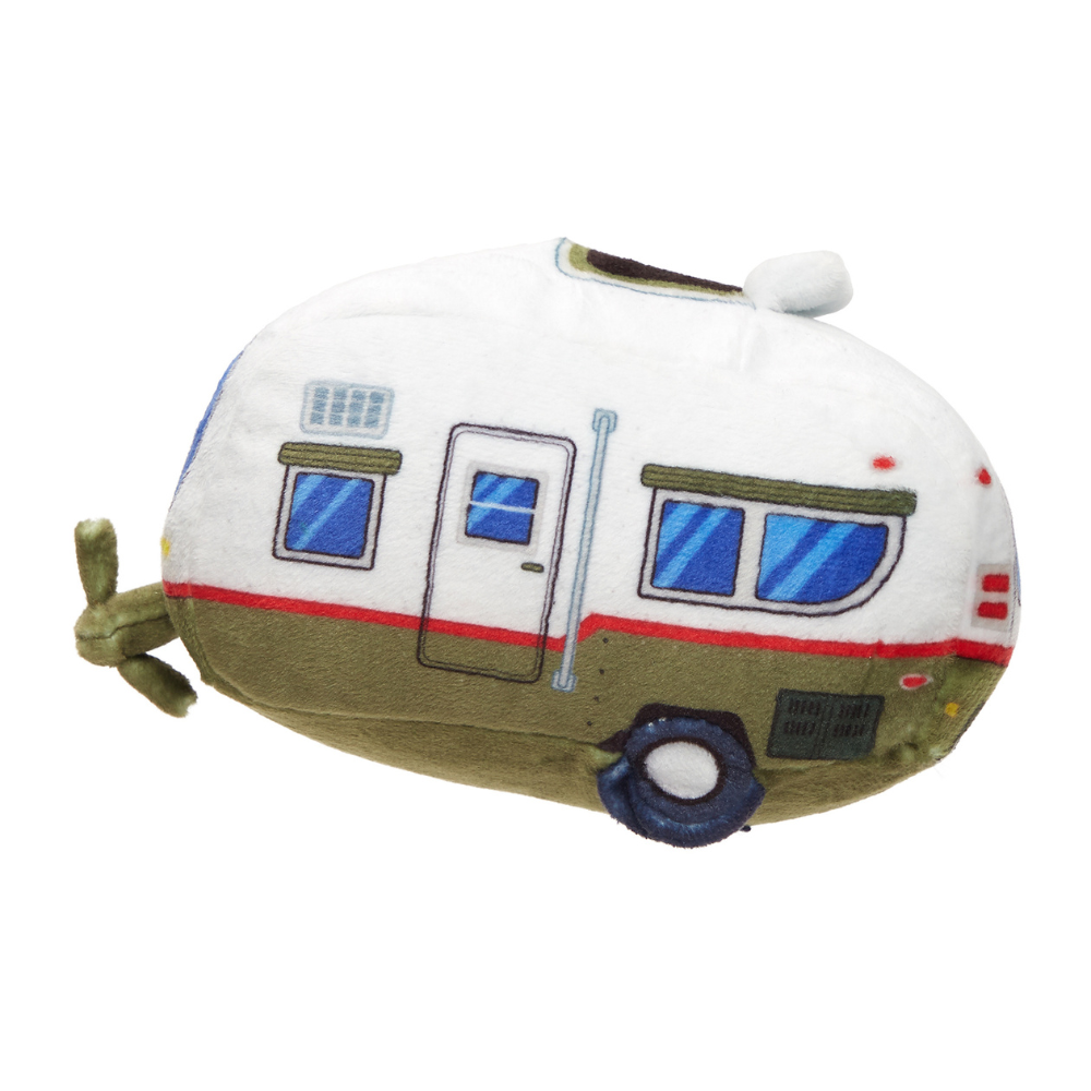 Front View of BARK Hairstream Trailer Dog Toy