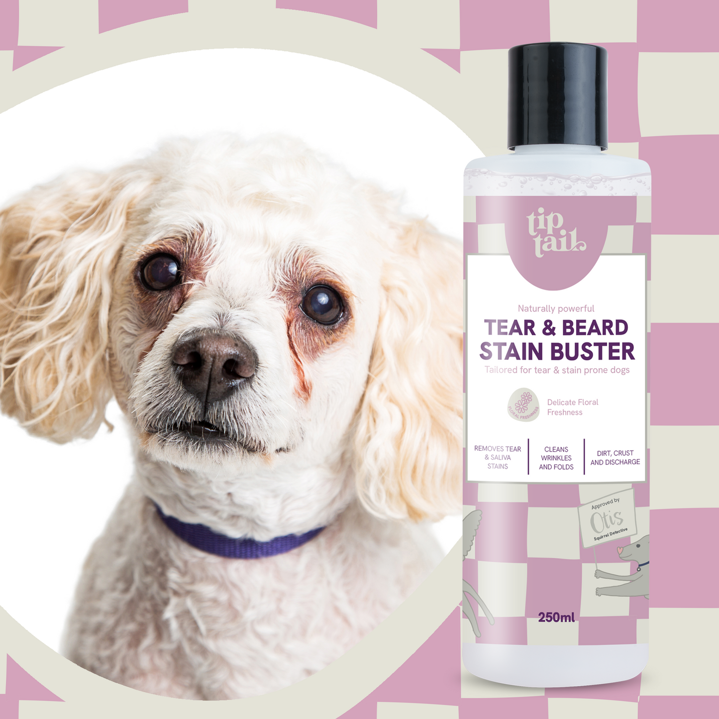 Tip Tail Tear and Beard Stain Remover for Dogs