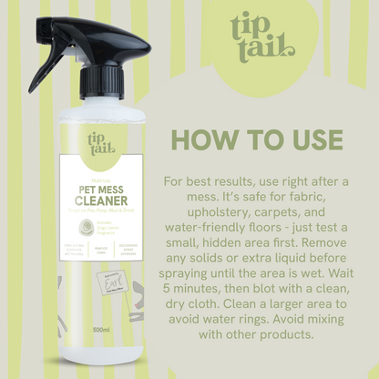 Tip Tail Pet Mess Cleaner for Dogs