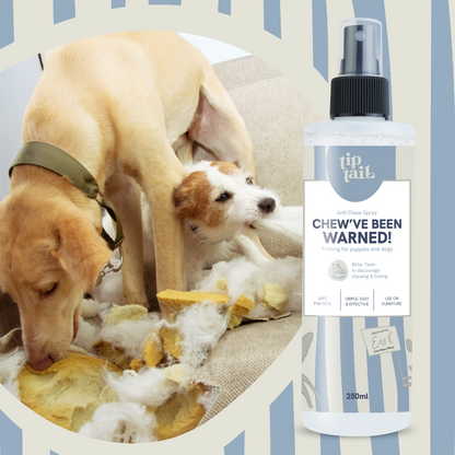 Tip Tail Chew've Been Warned for Dogs