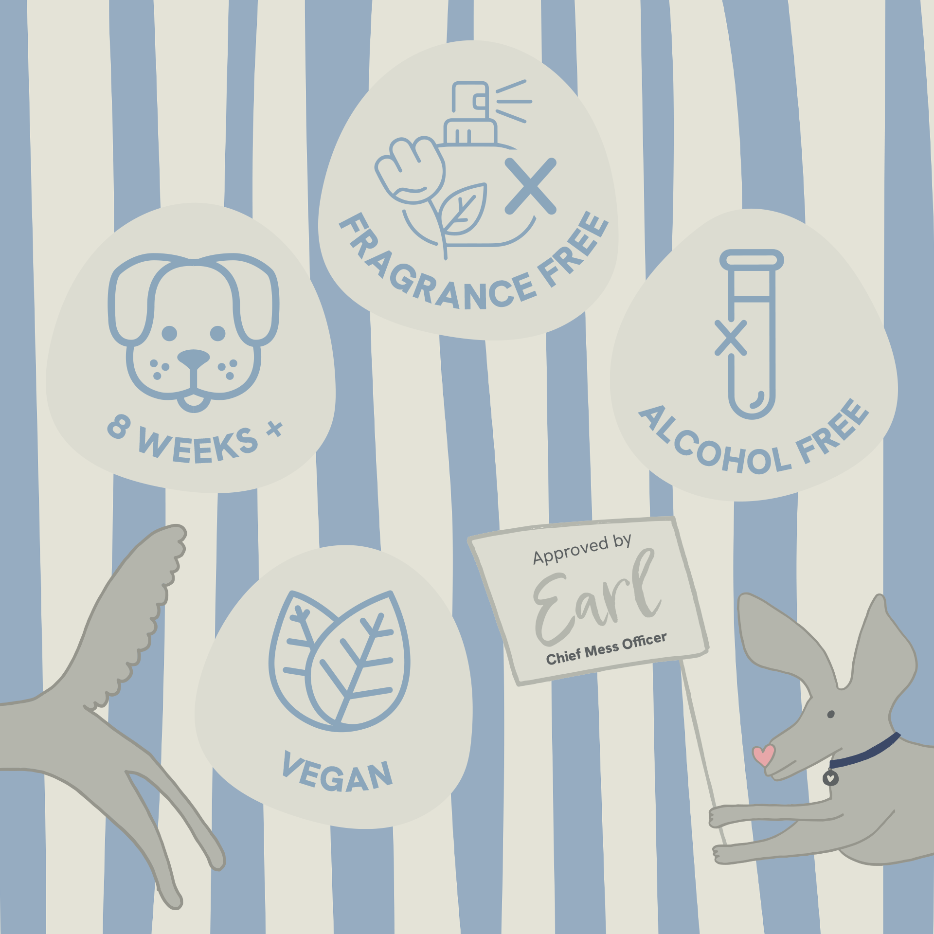 Tip Tail Chew've Been Warned for Dogs