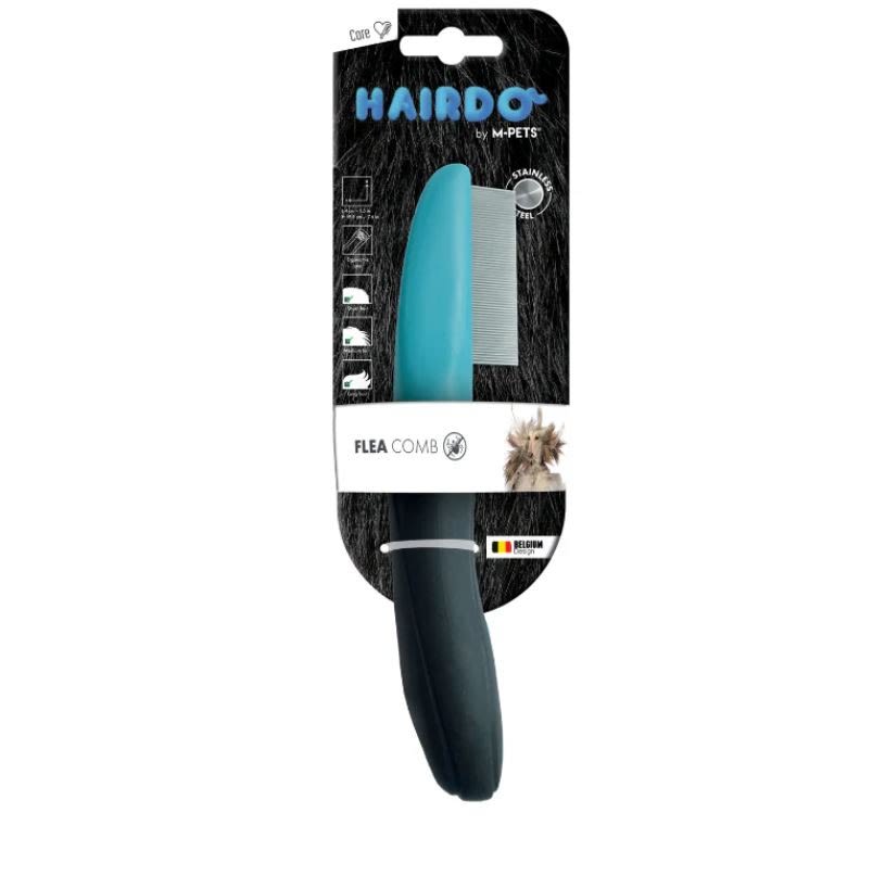 Front View of M-Pets Hairdo Flea Pet Comb
