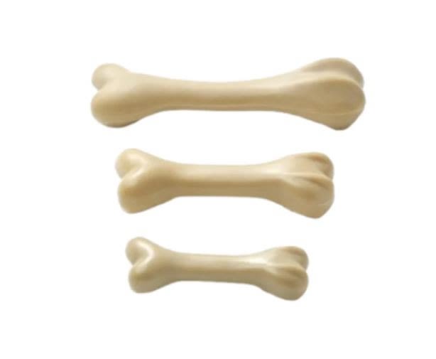 M-Pets Greenbo Natural Rubber Bones Dog Toy