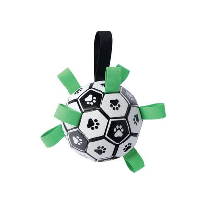 Front View of M-Pets Soccer Ball Dog Toy