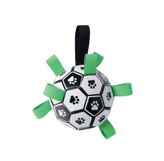 Front View of M-Pets Soccer Ball Dog Toy