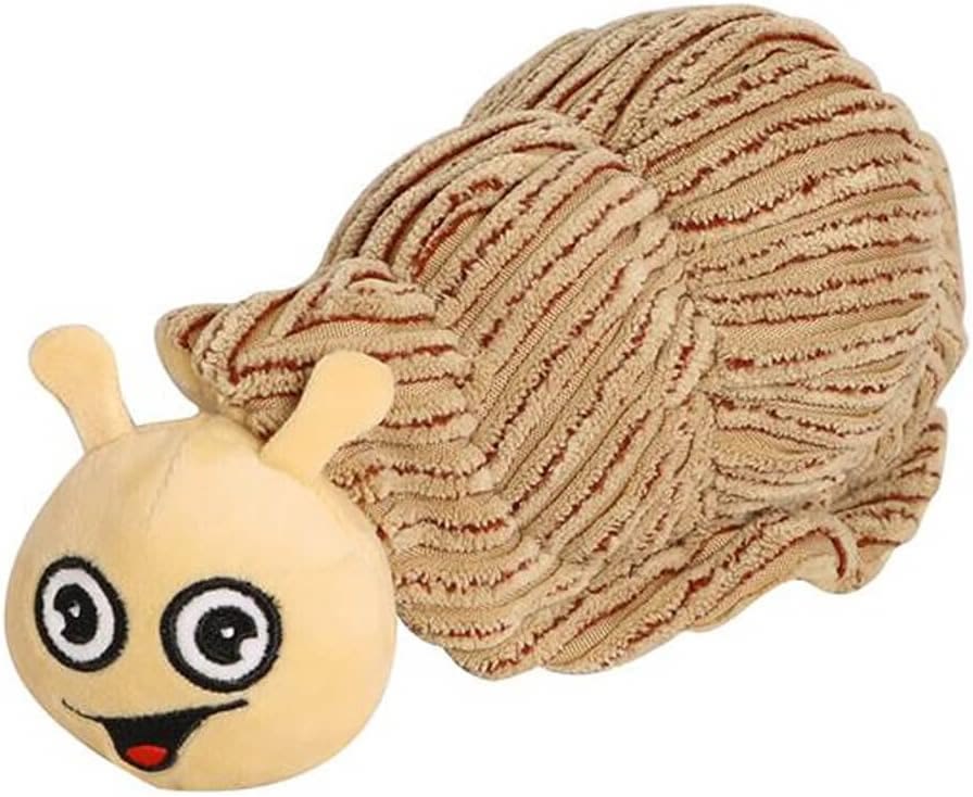 Front View of Ministry Of Pets Shelly The Sea Snail Dog Toy - One Size
