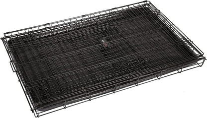 Metal Fold Flat Crate With Plastic Tray for Dogs - Small