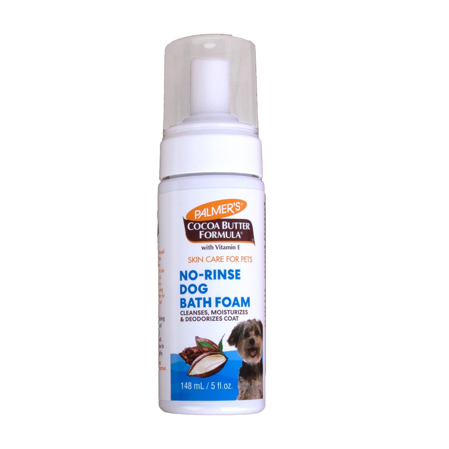 Palmer's for Pets Moisturizing No-Rinse Bath Foam with Cocoa Butter for Dogs